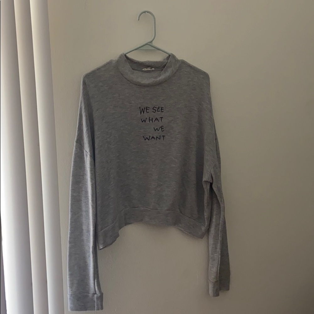 Long sleeve turtleneck blouse